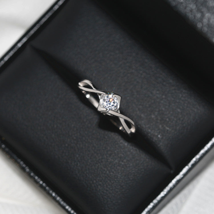 Sterling Silver Love's Embrace Ring