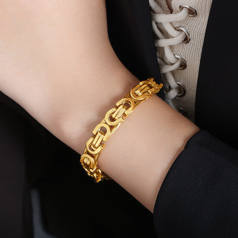 Gold Chunky Bracelet