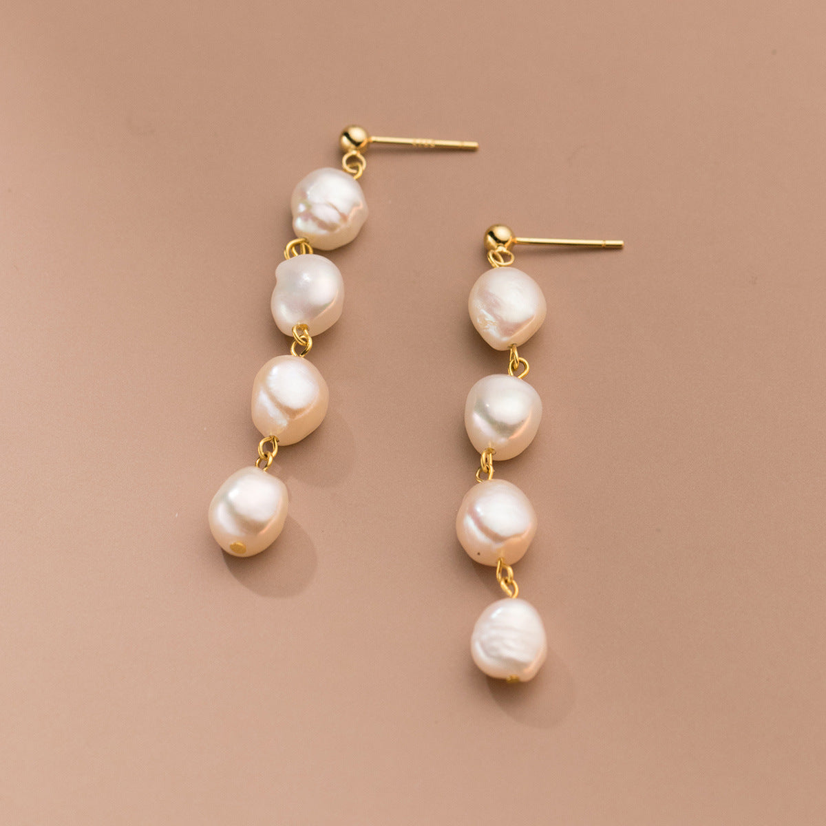 Pearl Tassel Earrings