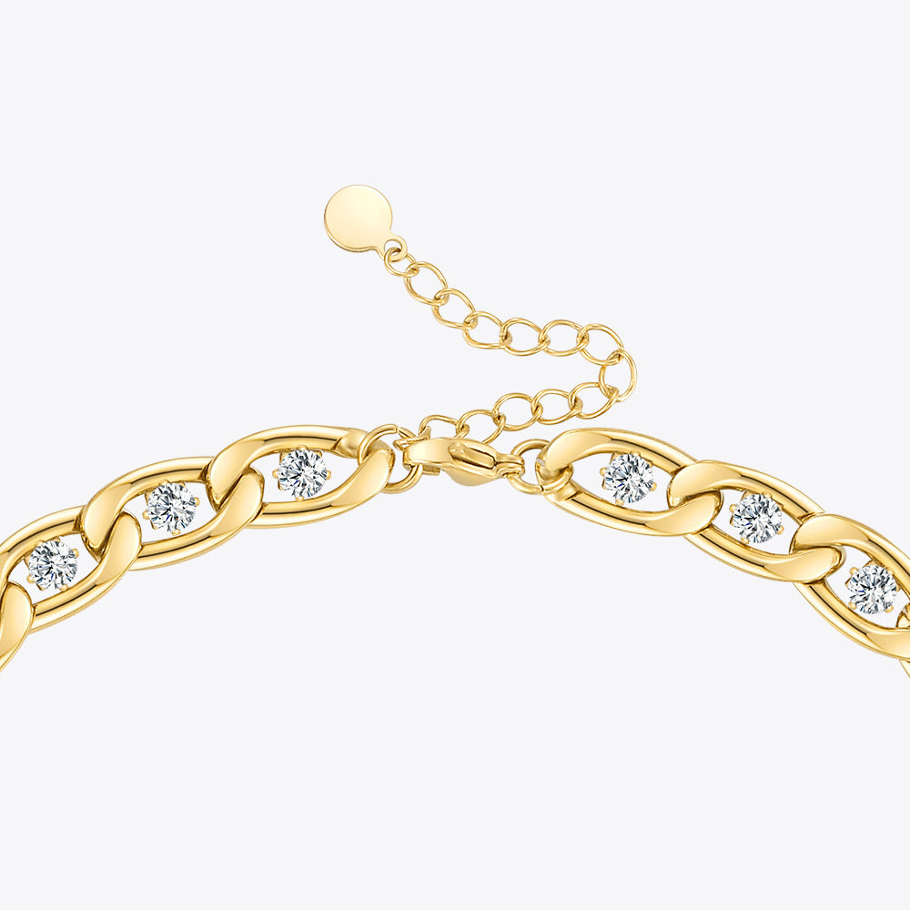 Zircon Choker Necklace