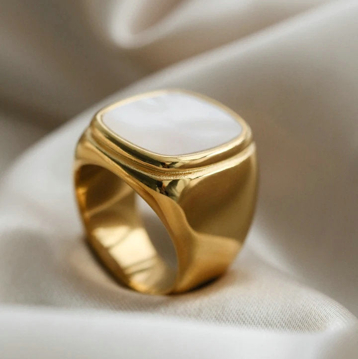 Gold Shell Ring