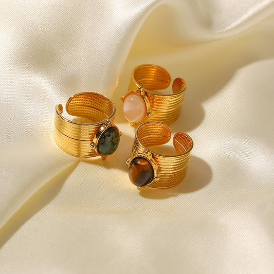 Tiger Eye Stone Ring