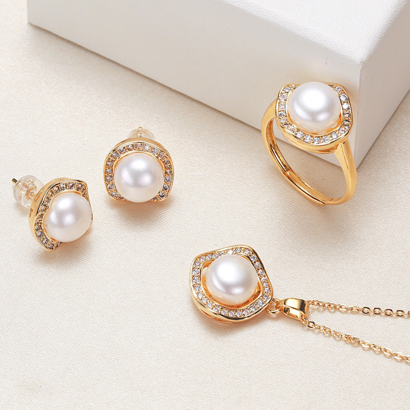 Elegant Freshwater Pearl Set