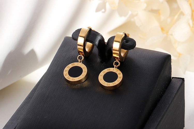 Roman Numeral Earrings