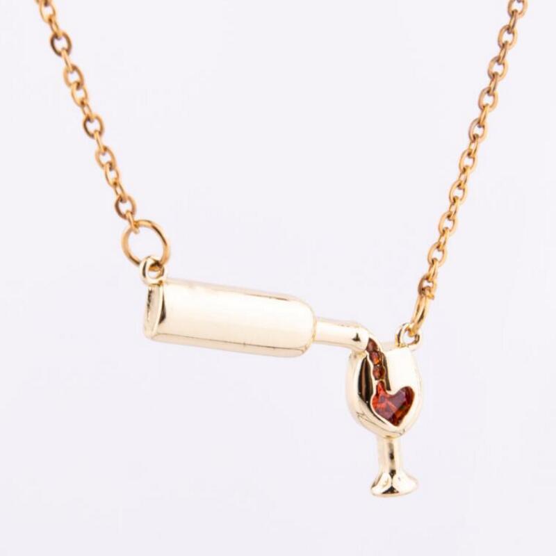 Wine Lover Pendant Necklace