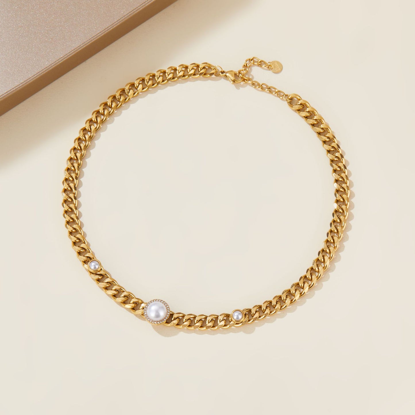 Triple Pearl Necklace