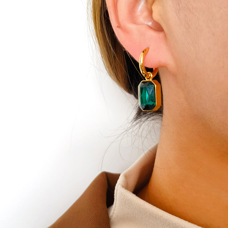 Huggie Dangle Earrings