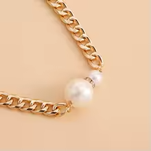 Double Pearl Necklace