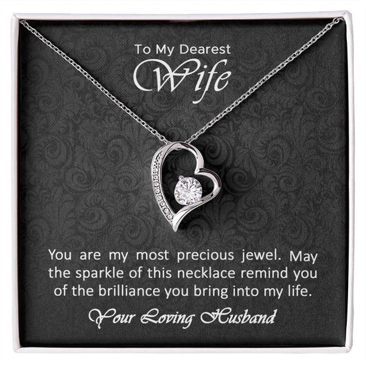 Forever Love Necklace, Husband Gift to Wife
