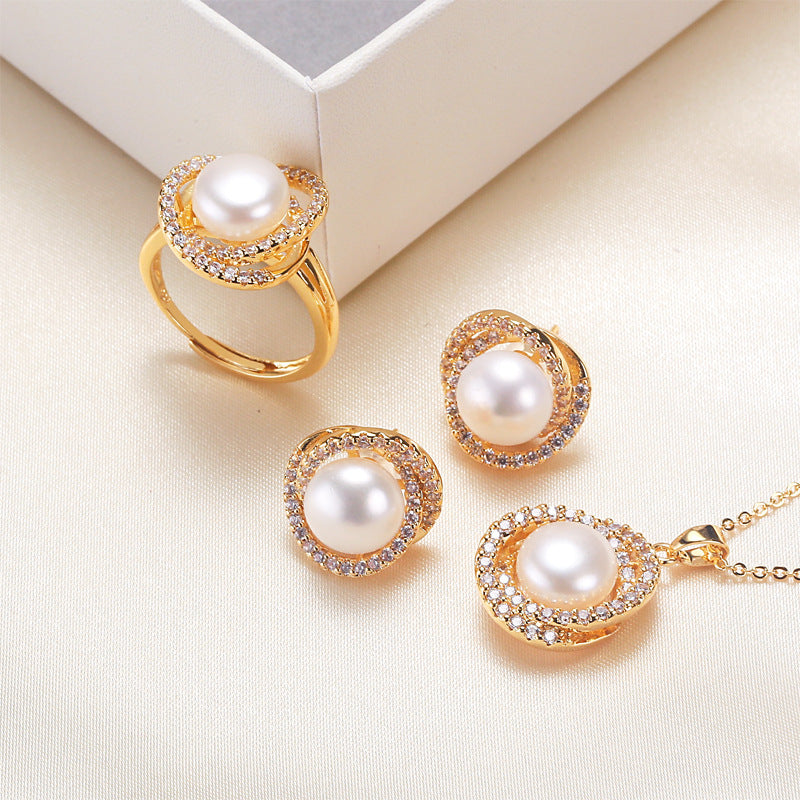 Elegant Freshwater Pearl Set