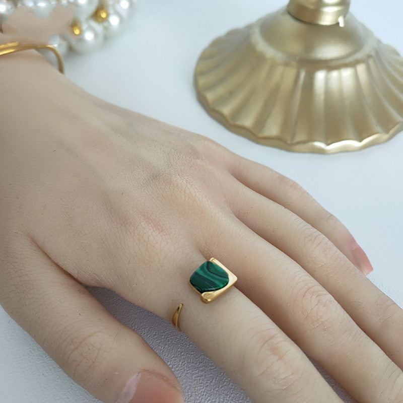Green Malachite Ring
