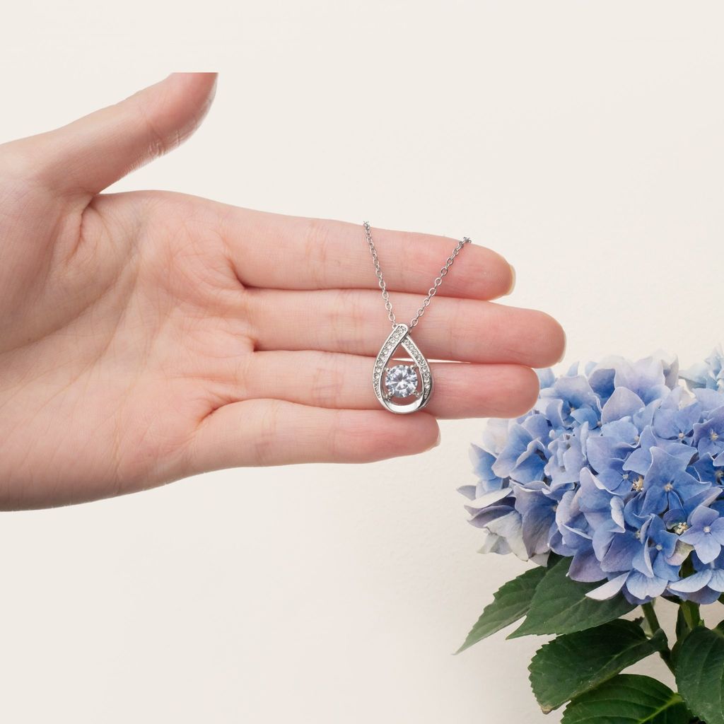 Forever Love - Floating Stone Necklace Gift To My Daughter