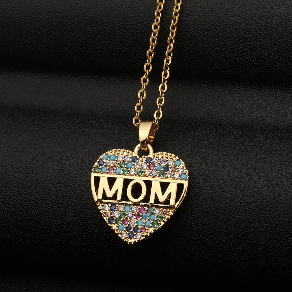 Heart Mom Necklace