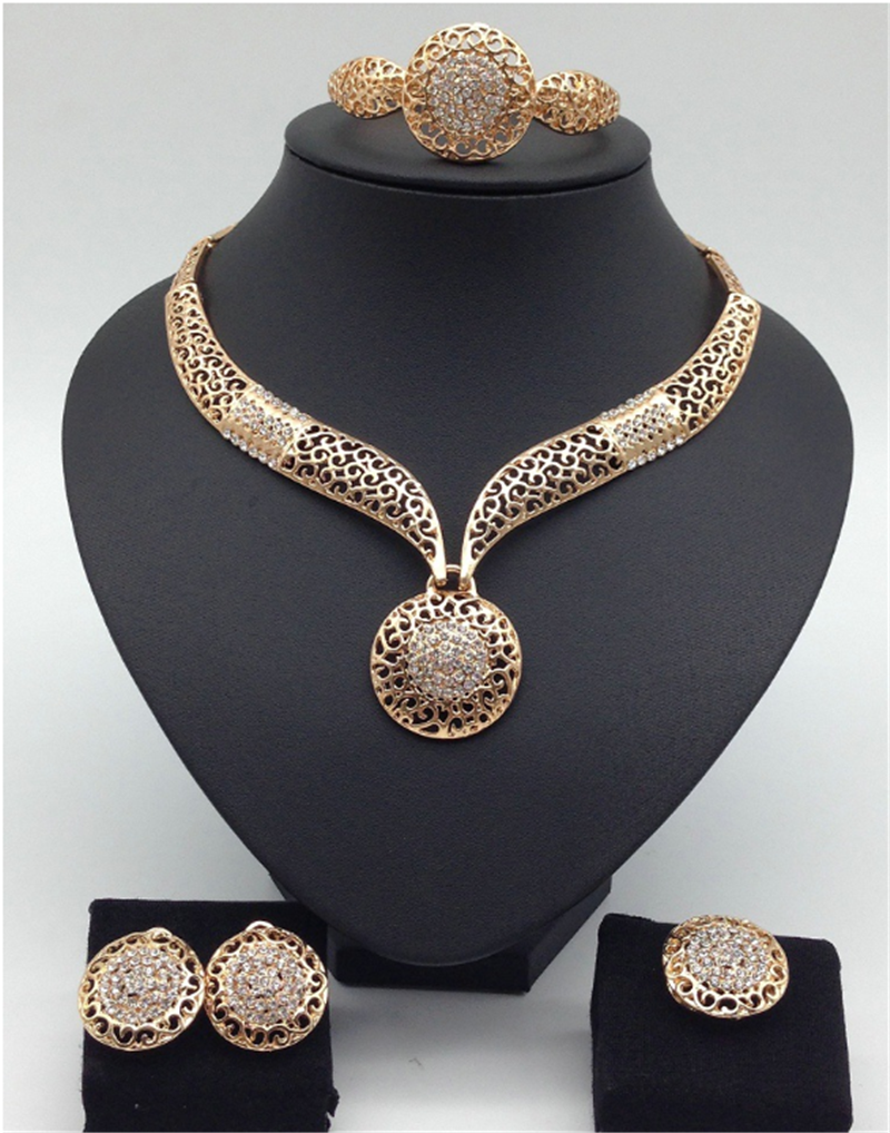 Golden Glamour Jewelry Set