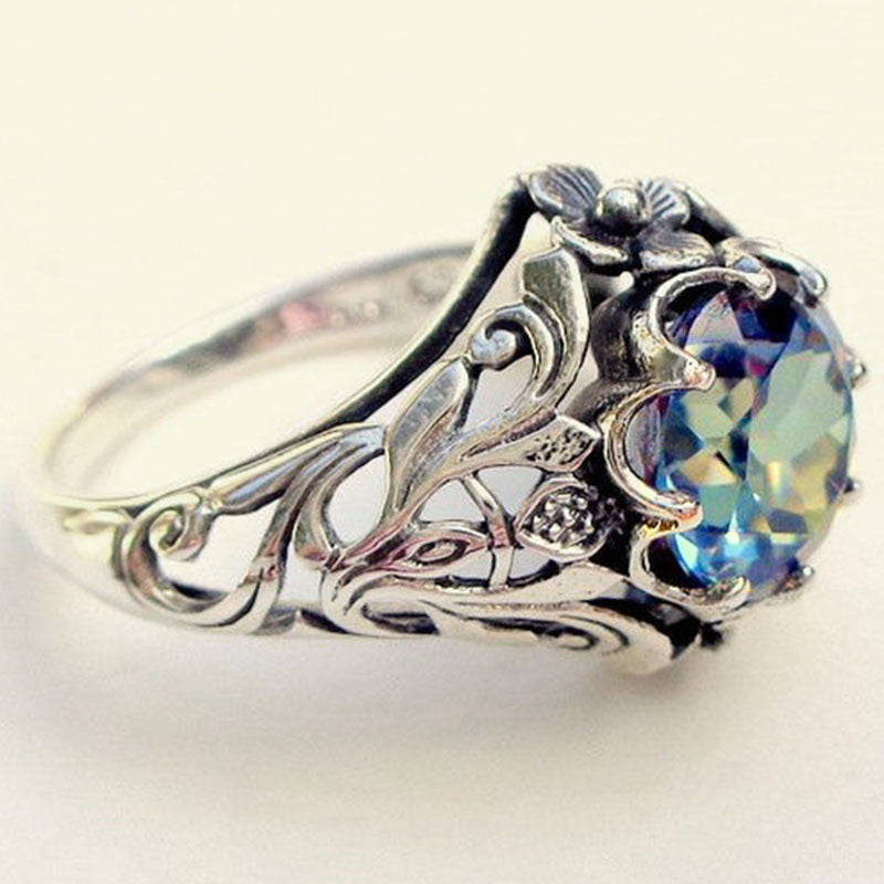Blue Crystal Ring