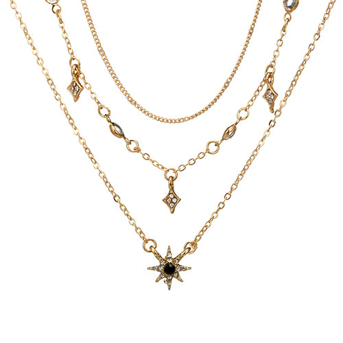 Multi-layer Star Pendant Necklace