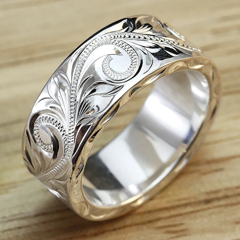 Wide Sterling Silver Ring