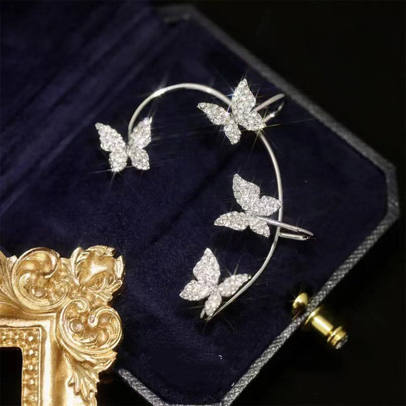 Add a touch of whimsy to your jewelry collection with our butterfly ear clips! These trendy earring hooks are perfect for a fashion-forward look. Shop now and elevate your accessory game!