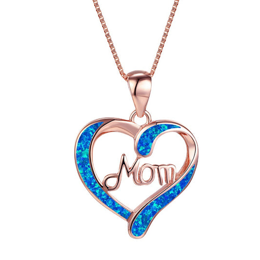 Love Mom Necklace