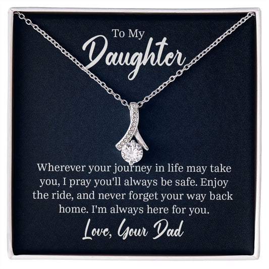 Alluring Beauty Necklace, To My Daughter From Dad