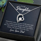 Forever Love Necklace, To My Daughter From Dad