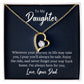 Forever Love Necklace, To My Daughter From Dad
